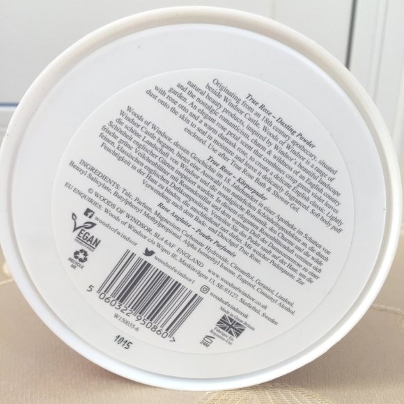 WOODS OF WINDSOR ENGLAND Dusting Powder TRUE ROSE - Picture 3 of 5